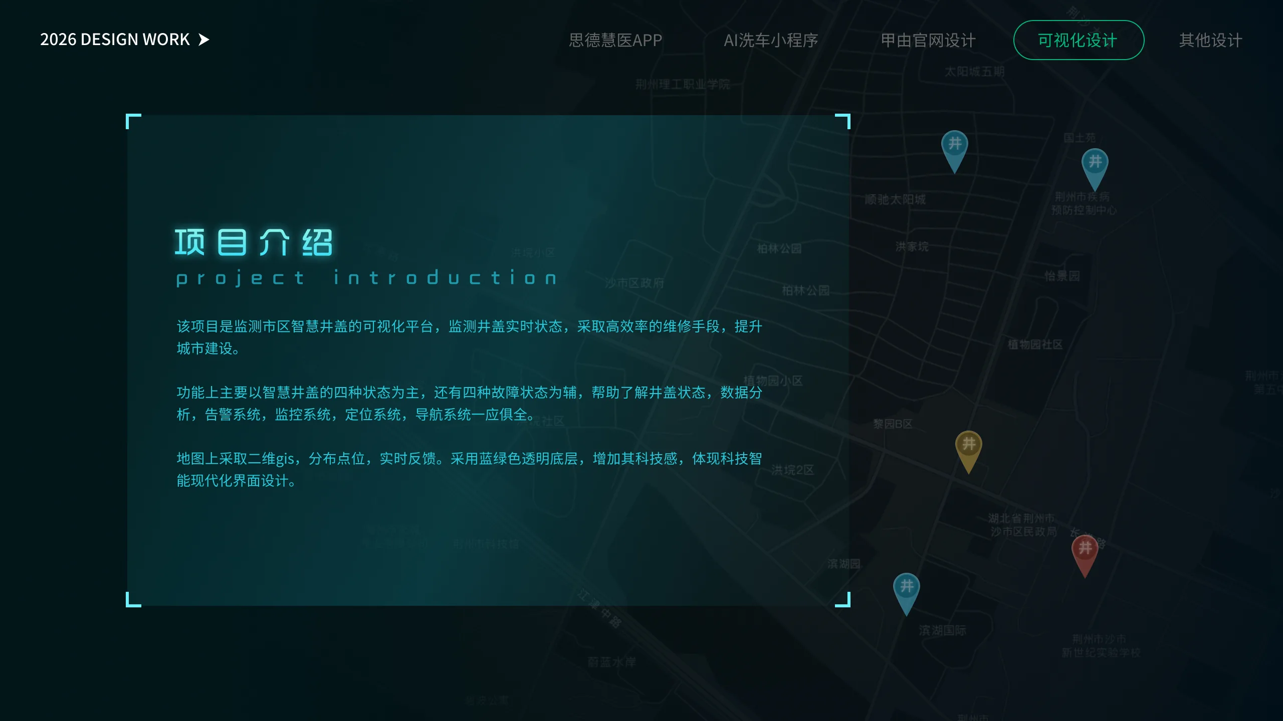 智慧井盖可视化 项目介绍