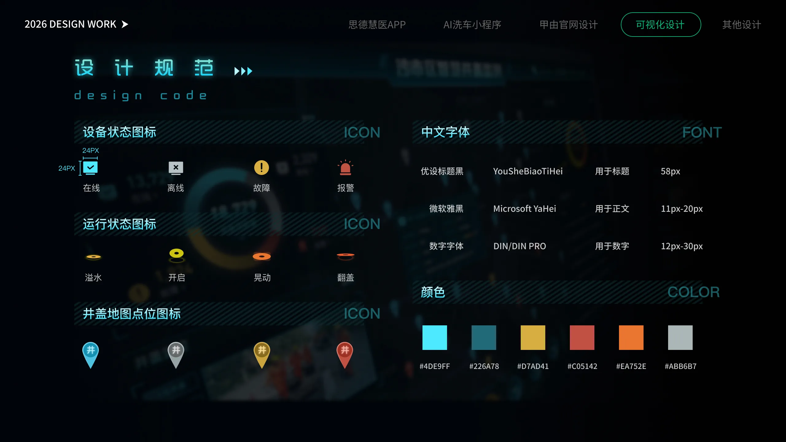 智慧井盖可视化 设计规范